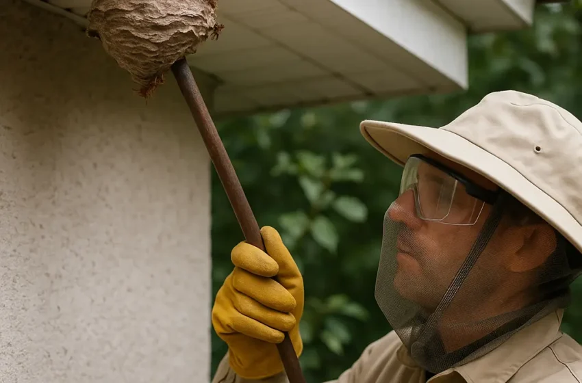 How to get rid of wasp nest safely