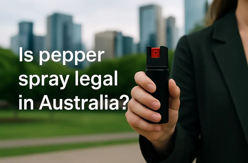 Is pepper spray legal in Australia?