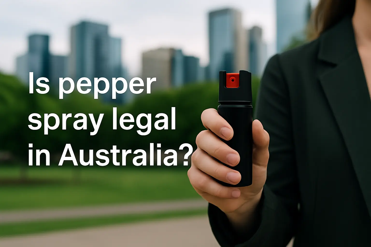 is pepper spray legal in australia