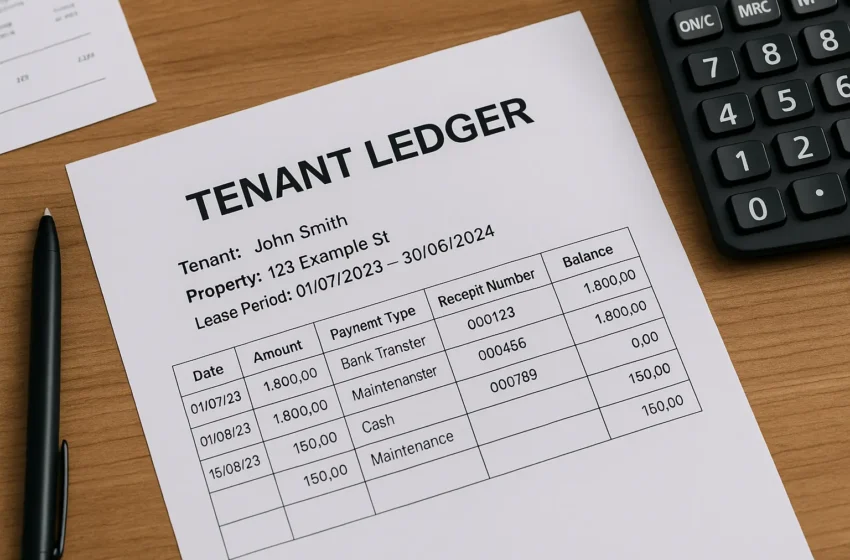 What is a tenant ledger
