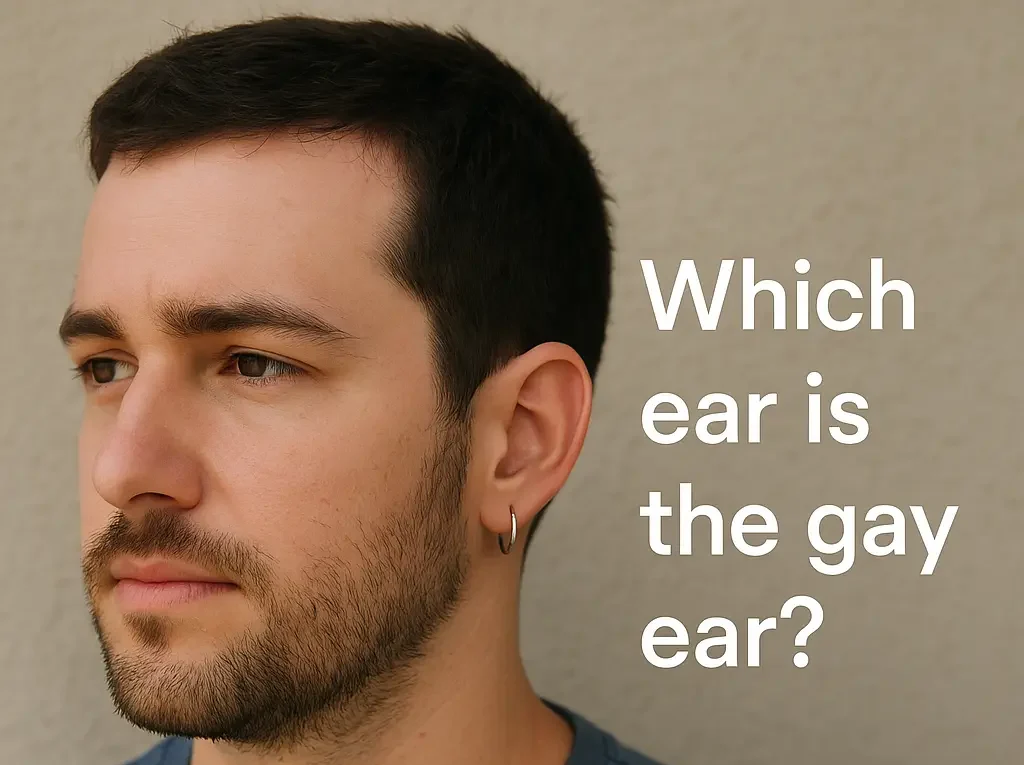 Which ear is the gay ear