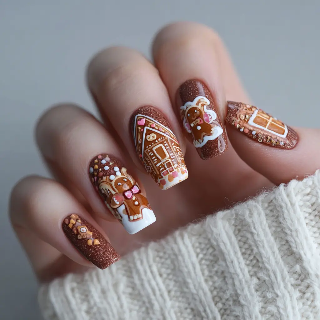 Gingerbread nails